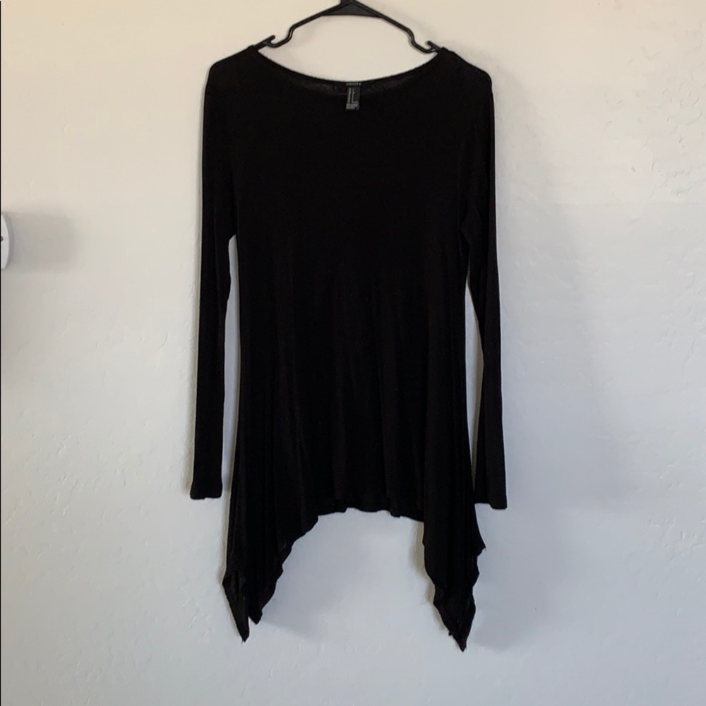 Forever 21 Long Sleeve Black Dress